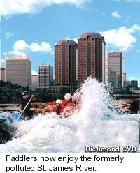 Rafting in Richmond, Va.