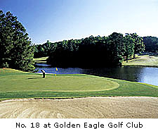 No. 18 at Golden Eagle Golf Club