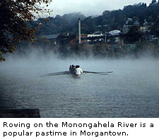Rowing on the Monongahela River